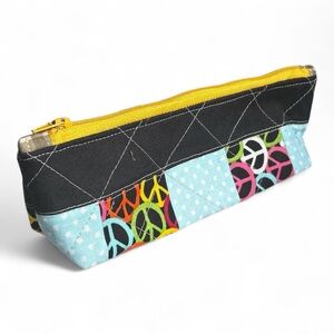 Colorful Peace Sign Kids Accessory Bag